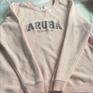 Aruba Pink Crew Neck Sweater